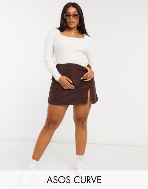 Corduroy skirt outlet asos