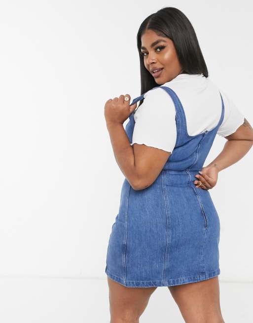 Asos curve outlet pinafore