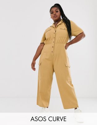 asos mustard jumpsuit