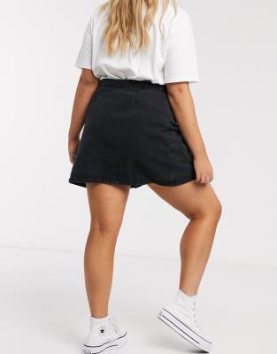 Topshop moto denim wrap skirt hotsell