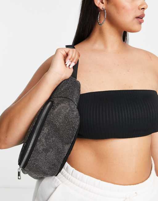 ASOS DESIGN Curve fanny pack in black