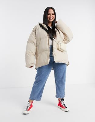 doudoune a capuche oversize