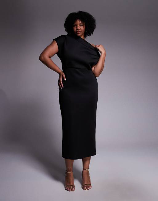 dramatic black dress City Lights Ruffle Maxi Black Gothic Tulle Photoshoot Robe Sexy Cut-Out Atria Long Black
