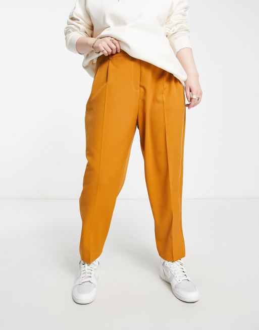 Dressy tapered shop trousers