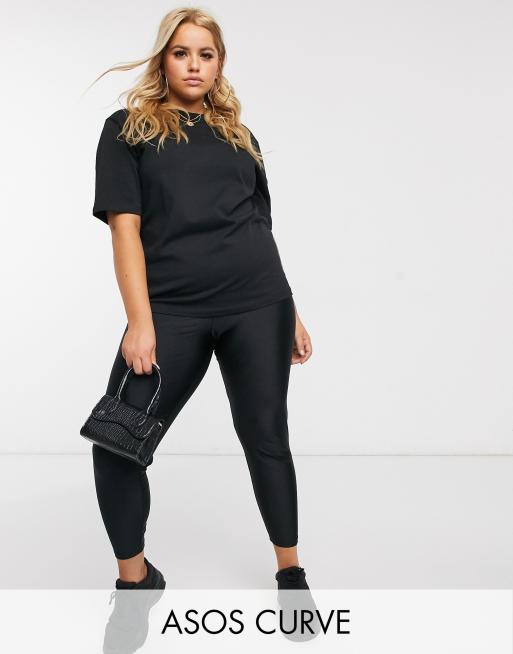 ASOS DESIGN Curve – Dyskotekowe legginsy