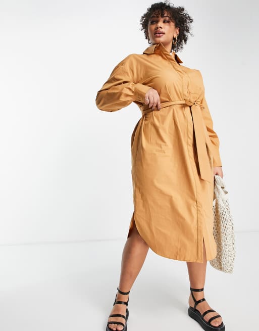 Midi shirt dress asos online