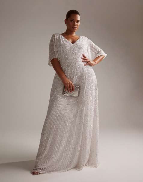 Plus size wedding dresses on sale asos