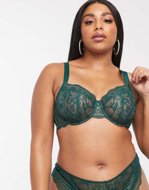 ASOS DESIGN – Curve – Ella – Koronkowy biustonosz z fiszbinami, 3 z 4