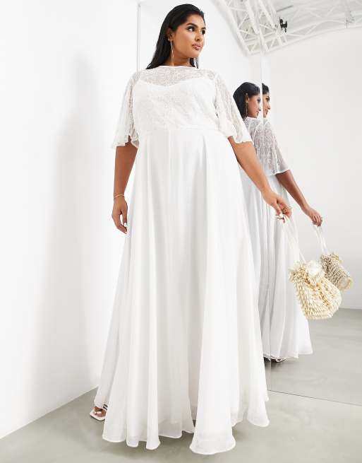 Asos curve bridal on sale dress