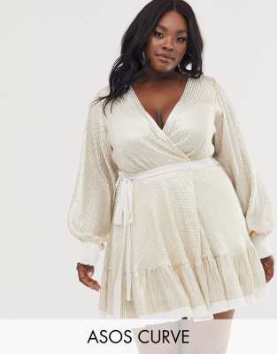 asos curve embellished dress