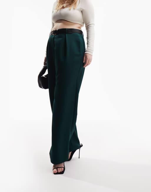 ASOS DESIGN Curve everyday slouchy boy in dark green, 4 of 5