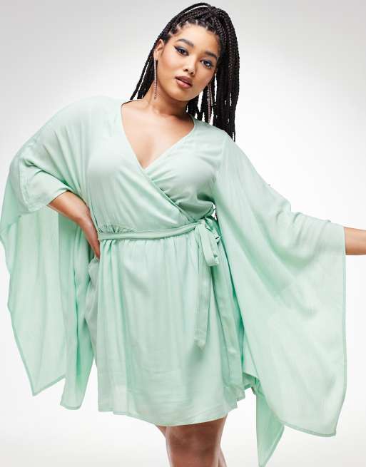 Mint green store beach cover up