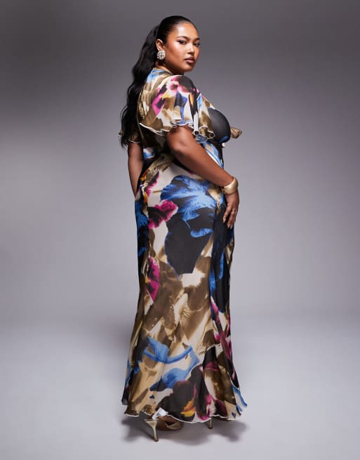 shop deals on women's midi dresses Odds Are In Your Favor Red Floral Midi Dress – Shop the Mint