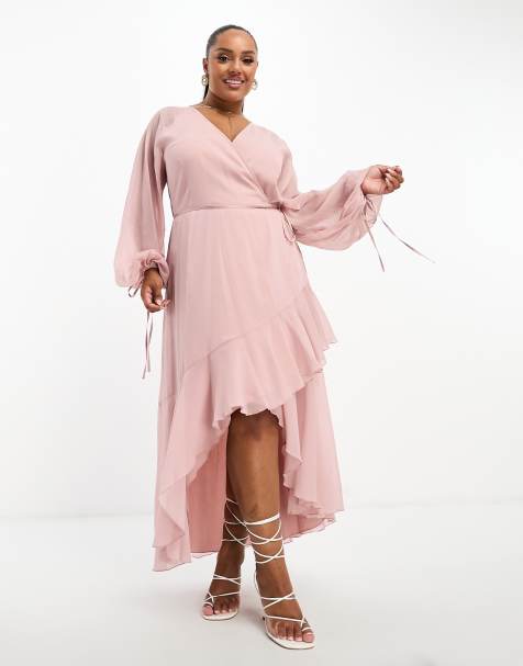  Plus Size Pink Dress