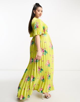 Asos design maxi dress with linear sequin and yellow floral beading best sale