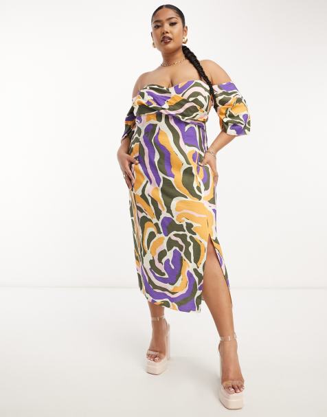 Asos robe grande taille ceremonie hot sale