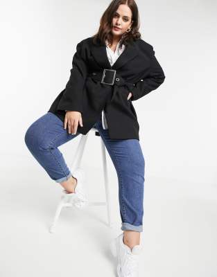 asos plus size coats