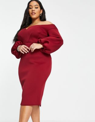 balloon sleeve dress asos