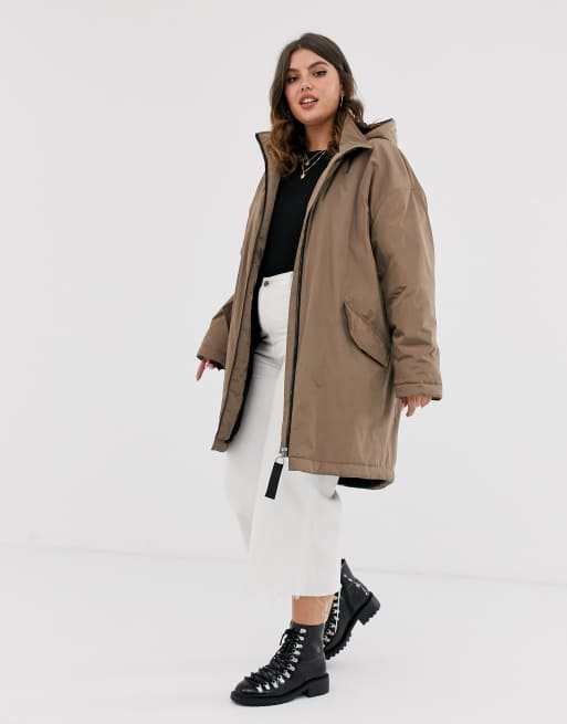 Asos hot sale curve raincoat