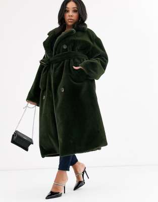 fur trench coat