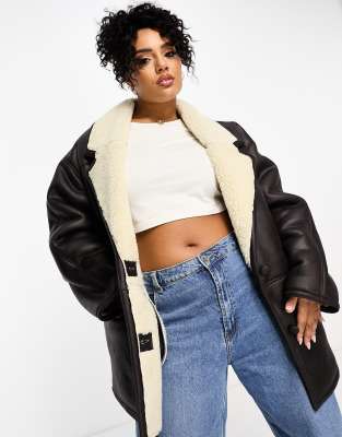 Faux fur car outlet coat