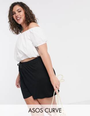 asos curve shorts