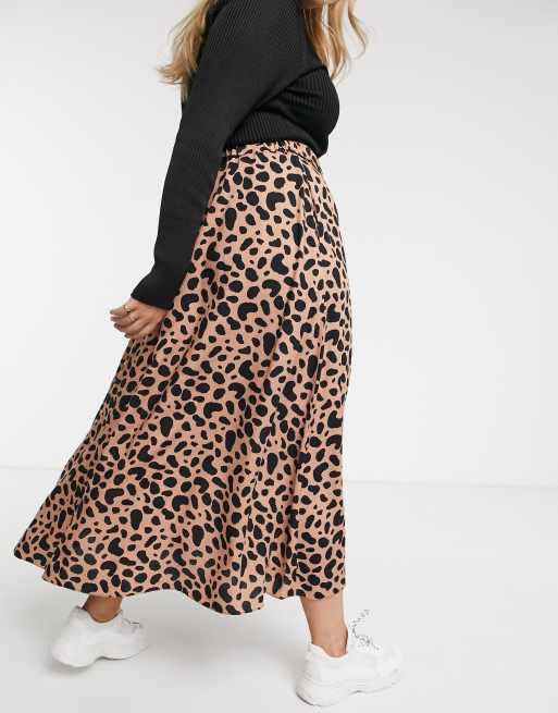 Jupe leopard clearance asos