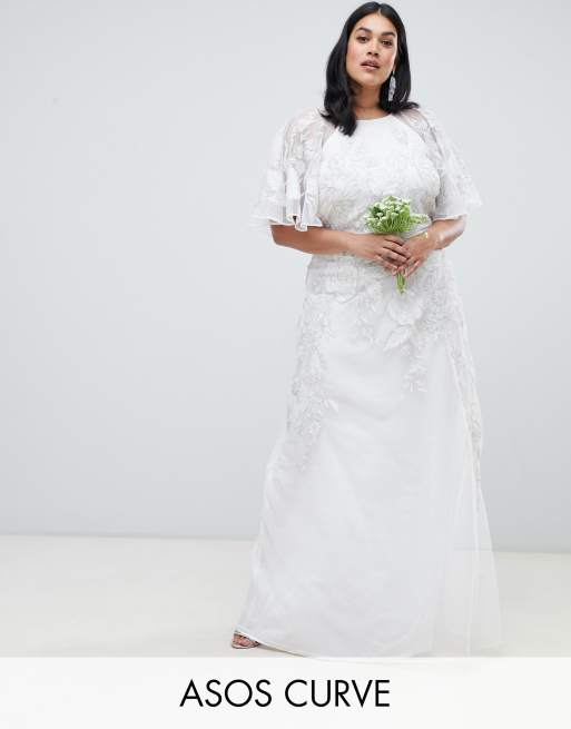 Asos plus wedding clearance dress