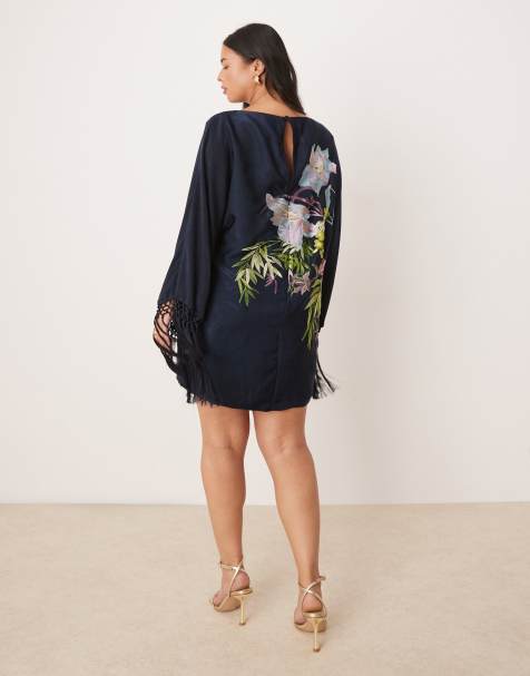 asos embroidered dress black Black Halter Neck Mini Dress