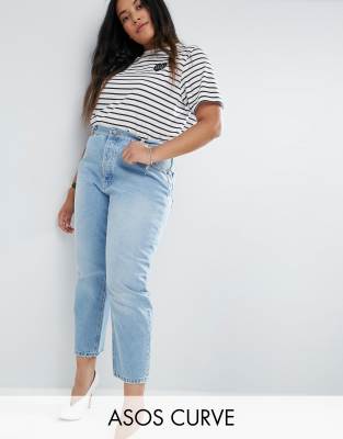 curve straight leg jeans