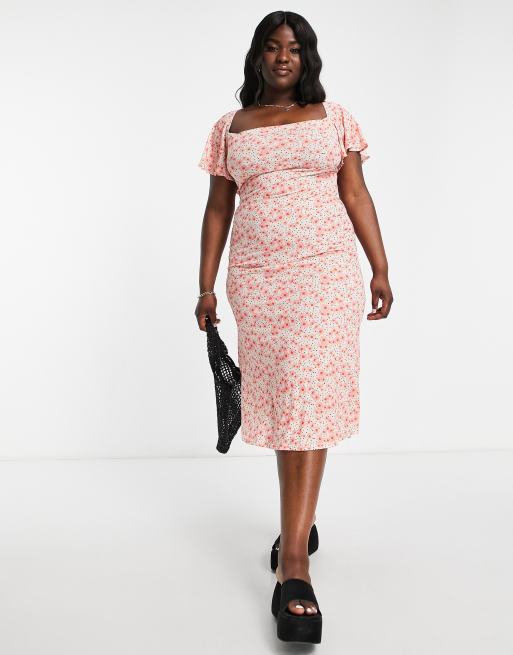 Asos design shop midi tea dress