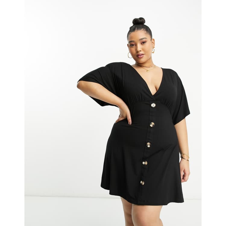 Big shop button dress