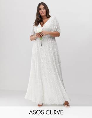 Asos wedding dresses plus size hotsell