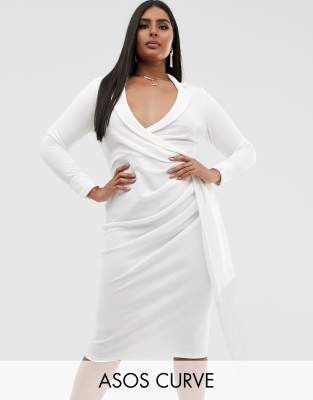 asos white tassel dress