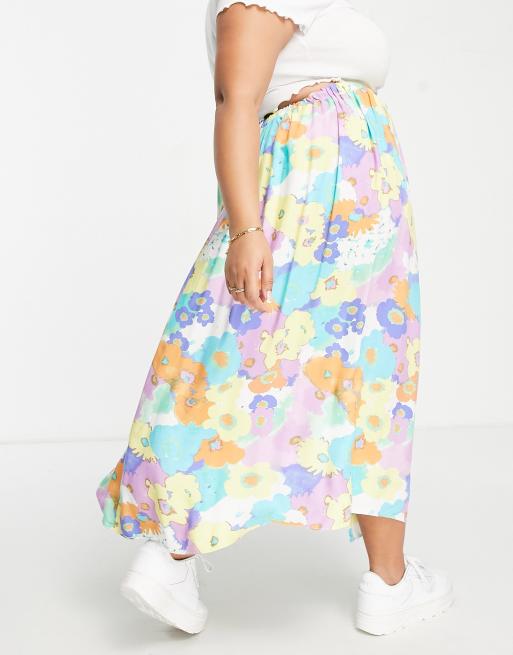 Asos full midi skirt best sale