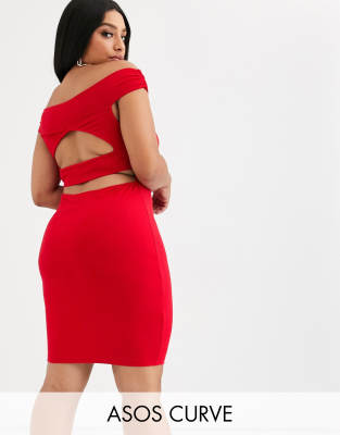 asos red dress mini