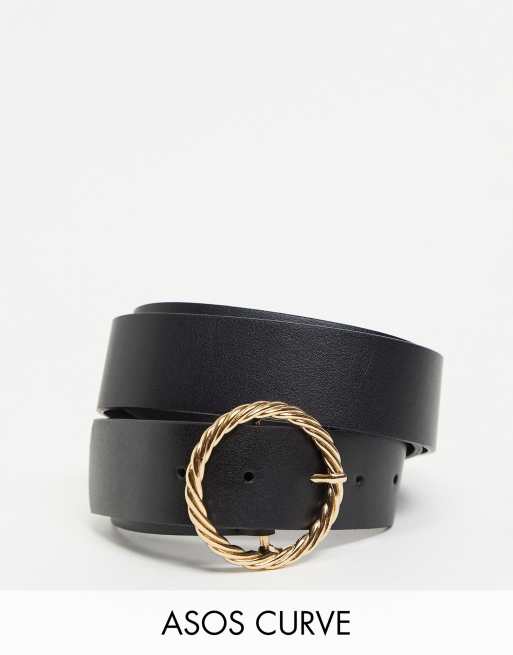 Asos gold outlet belt