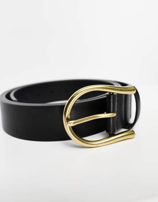 ASOS DESIGN Curve half moon waist and hip jeans belt , 3 of 4