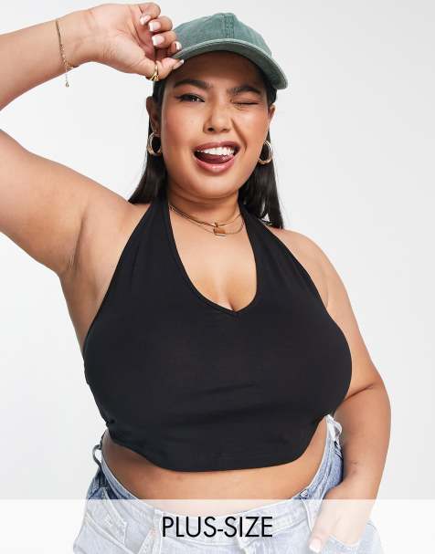 Plus Size Crop Tops