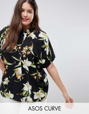 women's plus size hawaiian tops