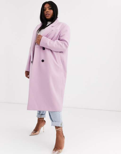 Asos purple coat sale