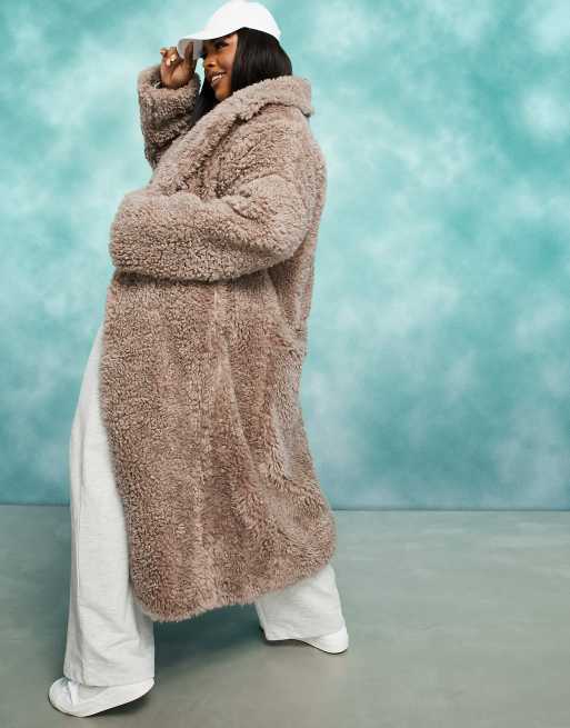 Manteau fausse fourrure femme asos sale