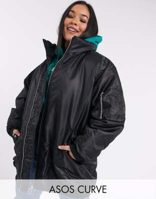 asos plus size coats