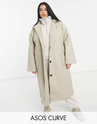 Asos curve outlet raincoat