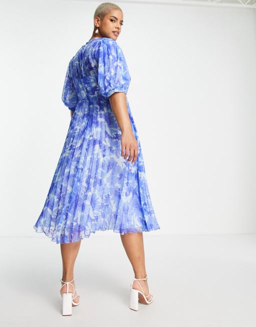 blue chevron dress Chevron Halter Neck Knit Maxi Dress main image 1