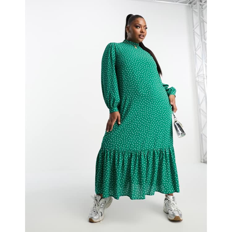 Green spot outlet maxi dress