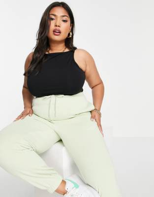 asos plus size joggers