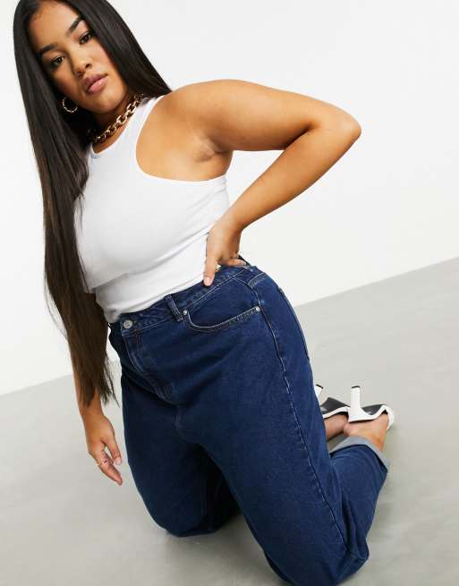 Asos curve mom store jeans