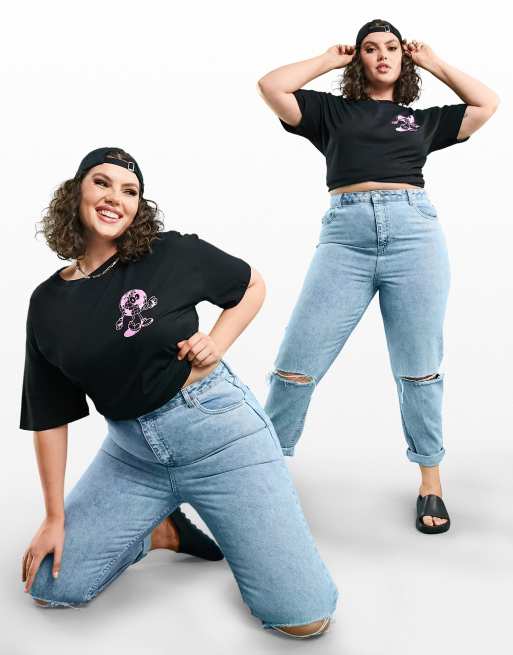 Asos curve mom jeans shop