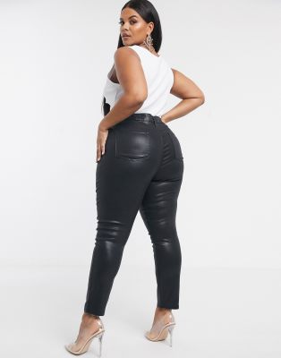 curve black jeans